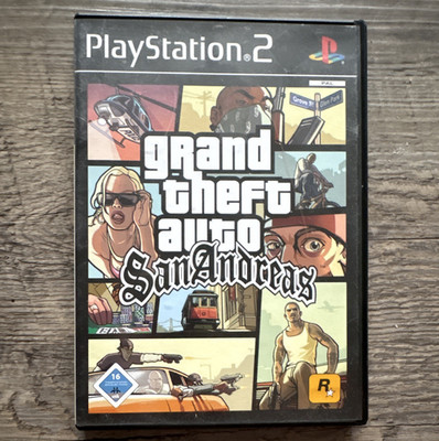 Grand Theft Auto: San Andreas PS2 PAL Spiel (GTA-Serie), USK 16
