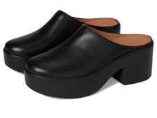 FitFlop Women's Platfforms Leather Heeled Mules Clogs