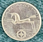 Vintage 1981 1 Troy Oz Hoffman And Hoffman Unicorn .999 Fine Silver Round