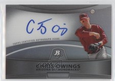 2010 Bowman Platinum Auto Refractor Chris Owings #BPA-CO Auto 0q5