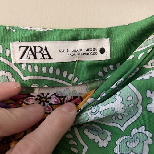 Zara Skirt Womens Small Bohemian Chic Patchwork Floral Beach Vacation Wrap - Picture 5 of 9