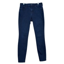NYDJ Ami Skinny Womens 8 Cotton Blend Dark Wash Blue Jeans