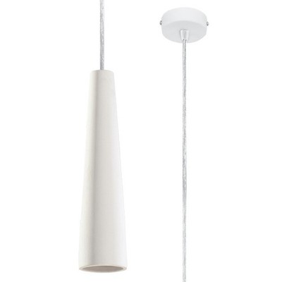 Pendelleuchte Keramik ELECTRA weiß Gips Hängelampe NEU Sollux GU10