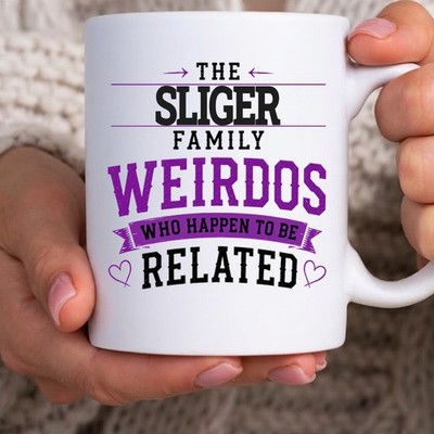 SLIGER Family Weirdos Kaffeebecher lustig Verwandter Geburtstag Geschenk