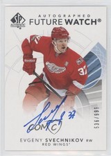 2017-18 SP Authentic Auto Future Watch 536/999 Evgeny Svechnikov #129 Auto 4a7