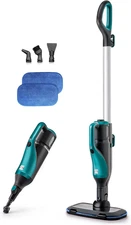 SM2050 2-In-1 Steam Mop Hard Floor Cleaner with 2 Modes & 2Pcs Washable Pads for