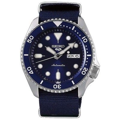 Seiko 5 Sports Style SRPD51K2 Herrenuhr Automatik 100m Stoffarmband