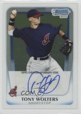 2011 Bowman Chrome Prospects Auto Tony Wolters #BCP98 Auto 1og