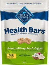 Blue Buffalo Health Bars Mini Crunchy Dog Biscuits, Oven-Baked with Natural Ingr