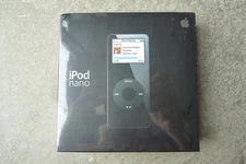Apple ipod nano - 1st first generation - 1 gb, black, factory sealed, unopened