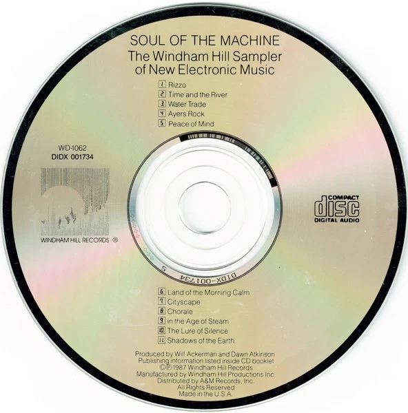 1 CENT CD Soul Of The Machine - The Windham Hill Sampler Of New Electronic Music - Image 2 of 3