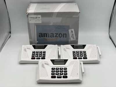 SANZUCO ZNN F60-3 Intercoms Wireless for Home (3Packs)