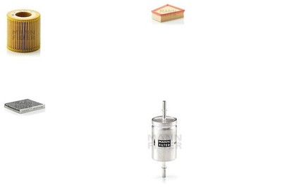 MANN-FILTER Inspektionspaket Filtersatz XL Aktivkohlefilter Leitungsfilter für 4