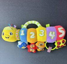 HTF Vintage 2003 Leap Frog Baby Counting Pal Musical Caterpillar Plush Toy WORKS