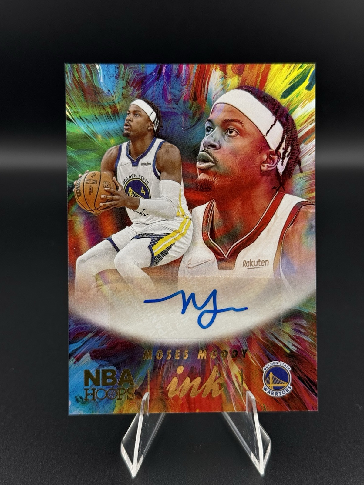 Moses Moody 2022 Hoops #HI-MSM Hoops Ink Price Guide - Sports Card 