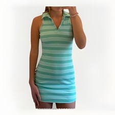 Target Brand Crew Neck Dress Bodycon Stripes