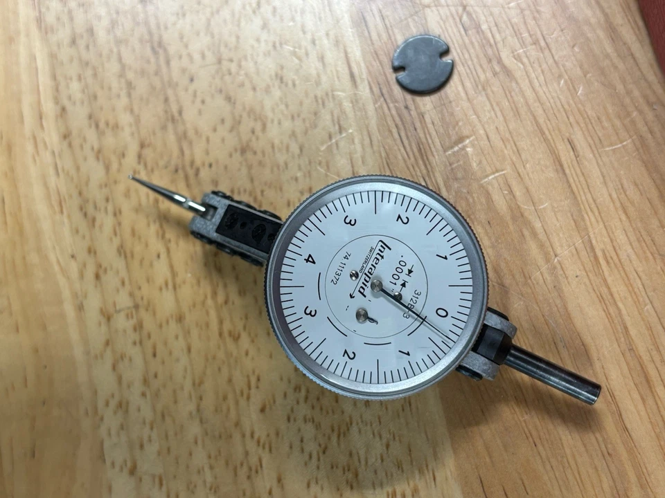 INTERAPID Dial Indicator # 312B - 3 x .0001" Grads  w/Case - Image 4 of 4