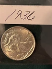 1936 Walking Liberty 50C Silver Half Dollar / REAL NICE / See Pics