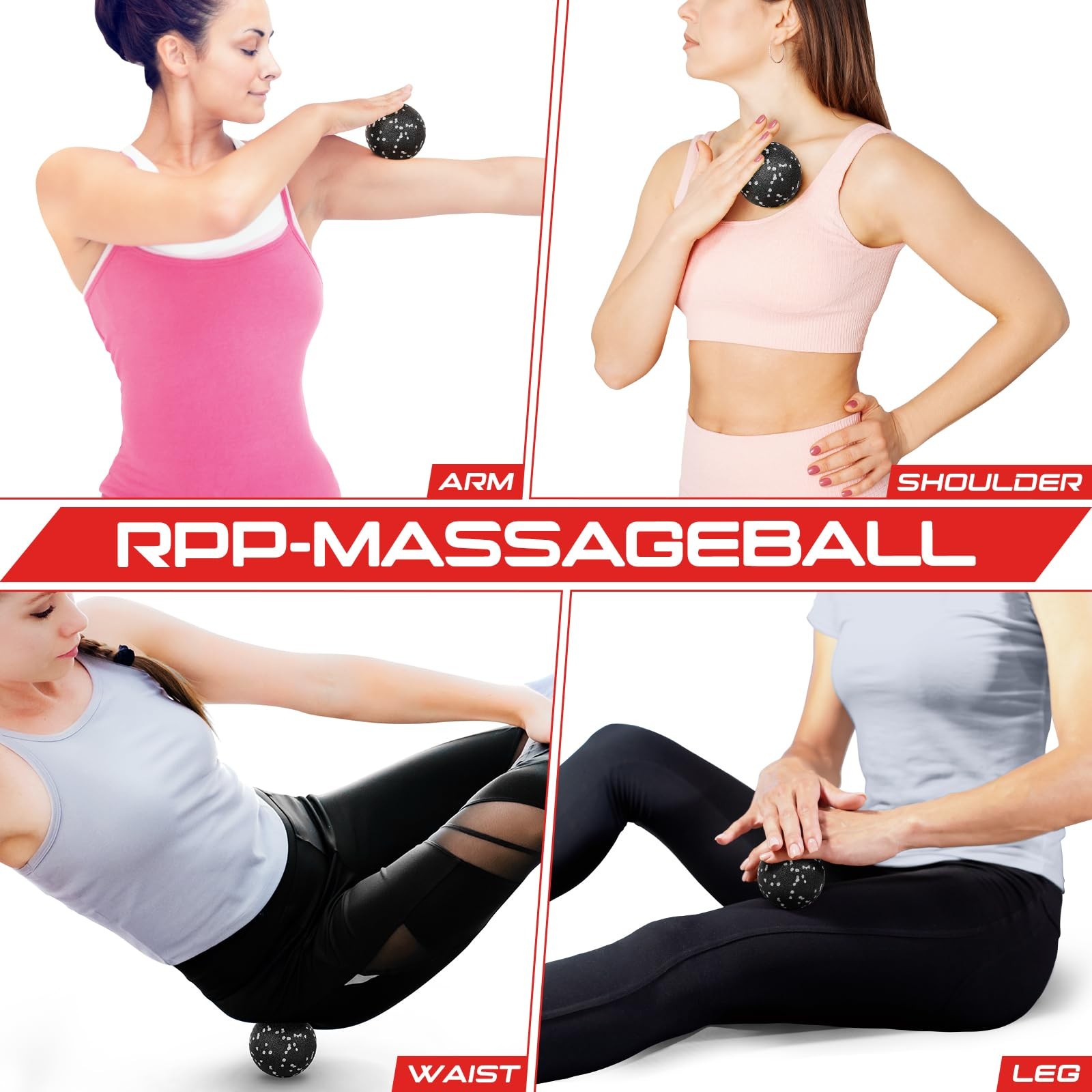 RENRANRING Resistance Bands for Working Out, 150LBS Exercise Bands, Workout B...