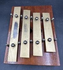William Brommer Hand Crafted 4 Note Chimes Railroad Dinner Chime Parts Only