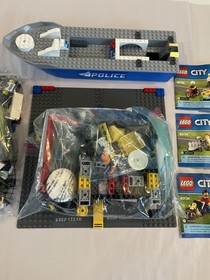 LEGO CITY MINFIGURE & PARTS LOT Police Patrol Boat 60277 60134 3368 Space Center