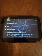 TomTom GO 500 Navigationsgerät 5” Touchscreen Bluetooth – Voll funktionsfähig