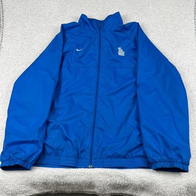 VTG Nike Team Los Angeles Dodgers Windbreaker Jacket Blue Mens XXL MLB LA Logo