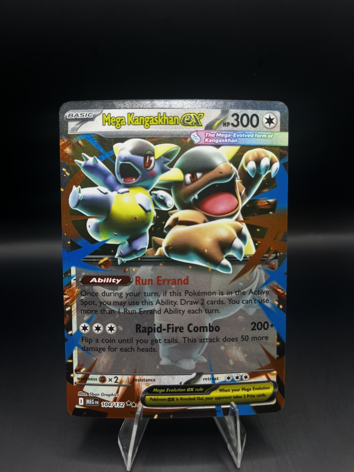 Mega Kangaskhan ex 104/132 Me01: Mega Evolution Holo