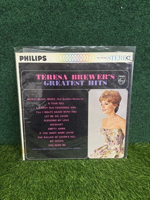 Teresa Brewer's Greatest Hits Philips PHS 600-062 Stereo LP Vinyl Record VG/VG+