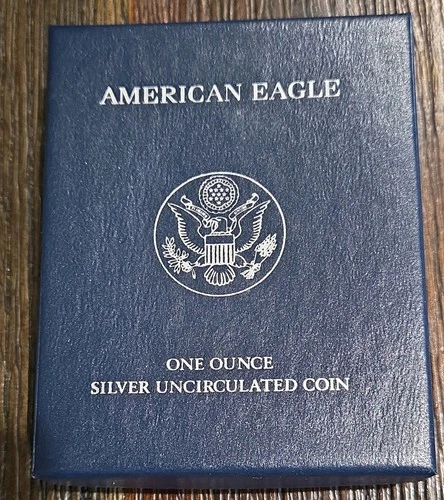 2011 W American Eagle 1 Oz Silver Burnished Uncirculated Coin & COA