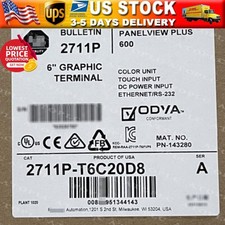 2711P-T6C20D8 PanelView Pl 6 Graphic Terminal 2711P-T6C20D8 US Free Tax