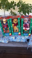 Vintage Disney Christmas Plush Boxed Set Winnie the Pooh, Tigger, Piglet