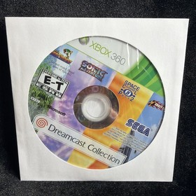 Dreamcast Collection Xbox 360 4 Classic Games, Sonic Adventure, Crazy Taxi Disc 