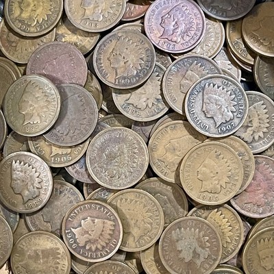 Indian Head Penny Roll of 50 ALL Indian Head Cents Lot of 50 Better Quality
