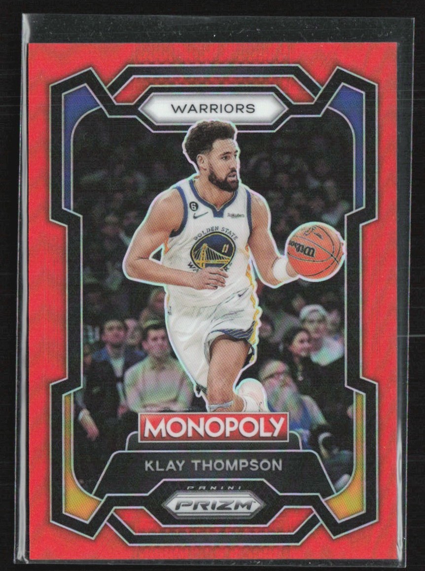 Klay Thompson 2023-24 Panini Prizm Monopoly Orange /124 #29 Golden State