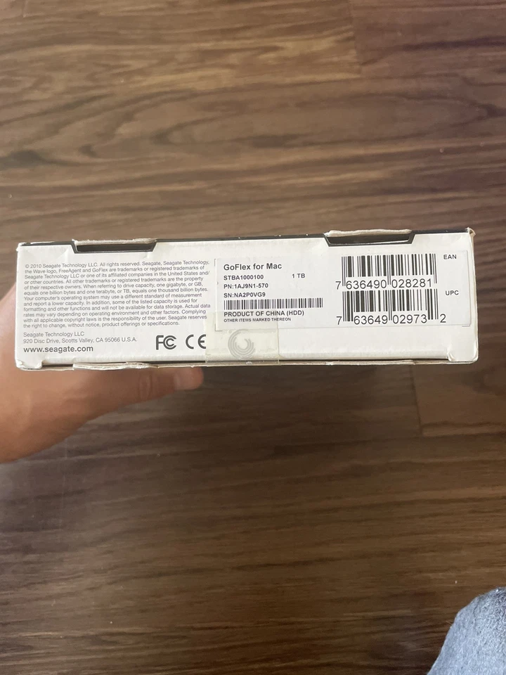 Seagate GoFlex Mac Portable 1TB External Hard Drive STBA 1000100 SEALED - Image 4 of 4