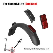 Rear Mudguard Fender Reflector Fixed Seat For Xiaomi 4 Lite 2nd Gen E-Scooter.