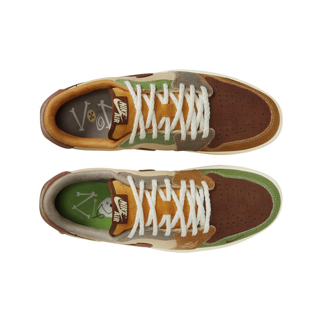 Jordan 1 x Zion Williamson Retro Low OG Flax and Oil Green