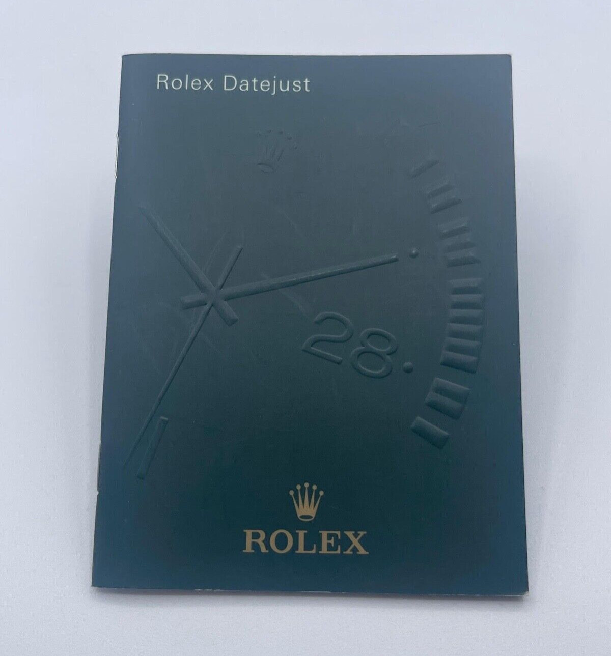 Rolex Datejust libretto corredo orologio watch booklet inglese ( 2001 - 2011 )