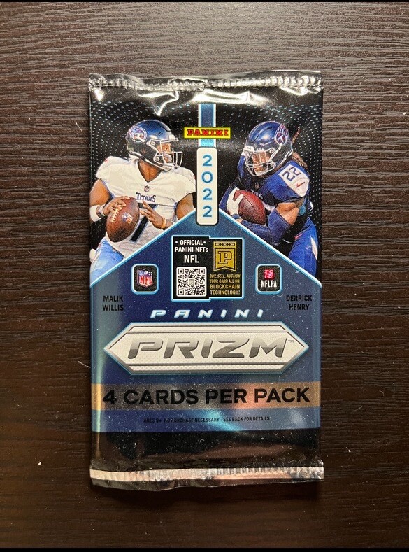2022 Prizm Football Pack Guaranteed Autographed Card Hot Pack Brock