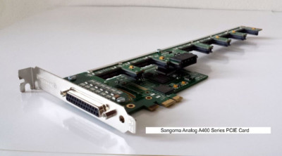Sangoma A40401E 8FXS 2FXO analog card - PCIe