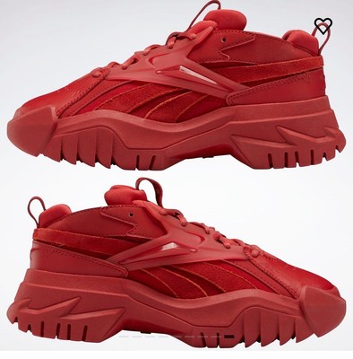 Größe 5 Reebok Classics Junior Jungen Club C Cardi B V2 Turnschuhe Marsrot Turnschuhe