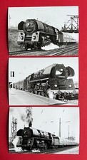 3 x DDR Eisenbahn Foto 1980 Dampflok BR 01 1511-3, 01 0513-0, 01 1512-1 ( 130468