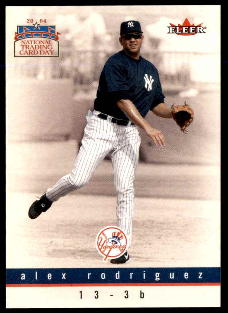 タレントカード RT-186938 2004 Fleer National Trading Card Day Alex Rodriguez #2 OF 9 New