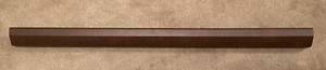 36” Brown Wooden Wall Mounted Floating Shelf, 2-1/4” Deep Solid Wood,Pre-owned