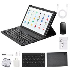 10 in 4G Tablet Android 11, 8GB RAM 128GB ROM 1920x1200 IPS Bundle Keyboard Case