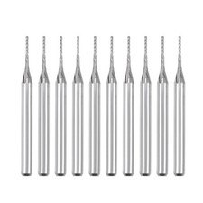 10Pcs 0.7mm Carbide End Mill Engraving Milling Cutter CNC Router Bits 1/8" Shank
