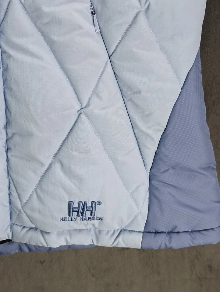 Helly Hansen Gilet Jacket Size Small Blue Down Filled Lined Hiking Outdoor - Image 2 of 4