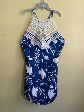 Womens  Dress mini with lace in front, small size