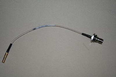 TNC Einbaukupplung-Zentralbefestigung (Ø 12,5 mm) 20cm Koaxkabel CV90-17128-A10